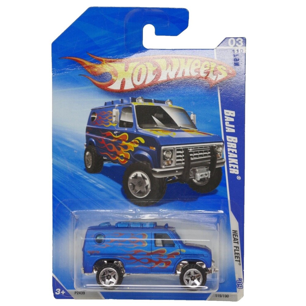 Mattel Hot Wheels Baja Breaker Heat Fleet Diecast Car #3/10 SEALED